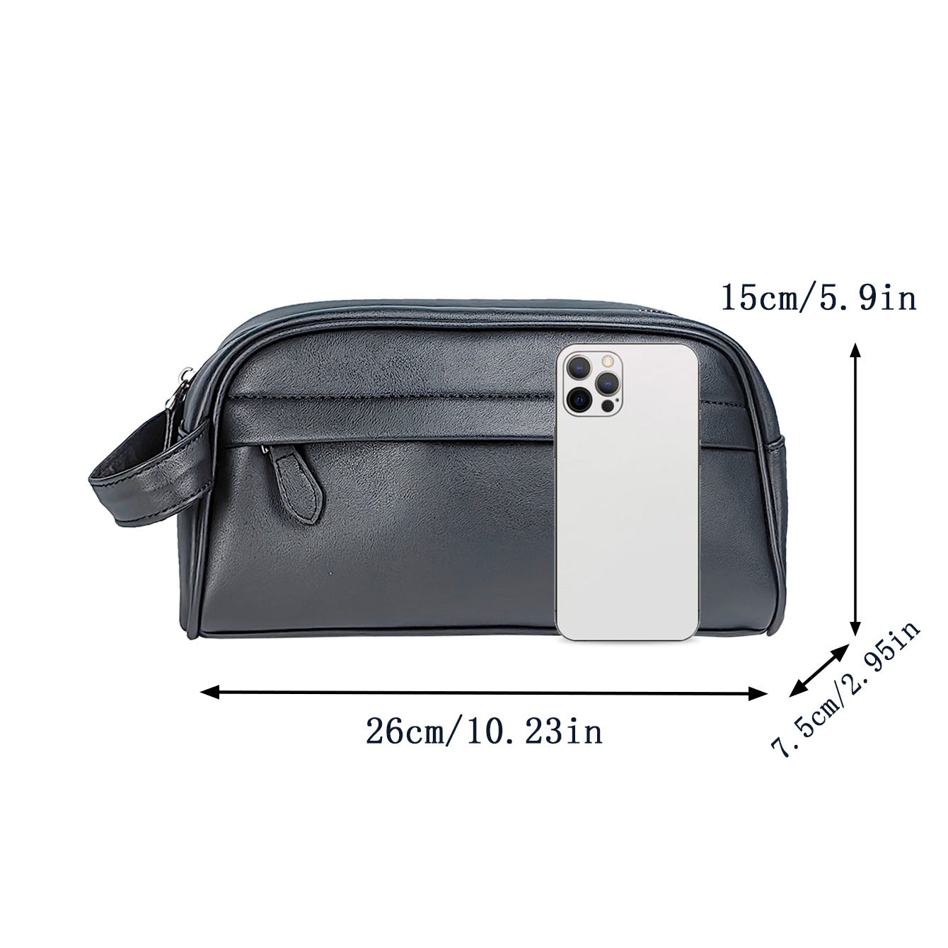 Men's business large capacity clutch bag