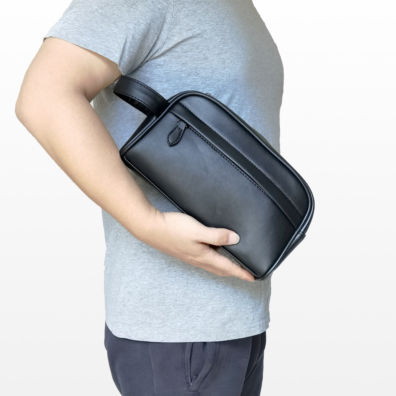 Men's business large capacity clutch bag