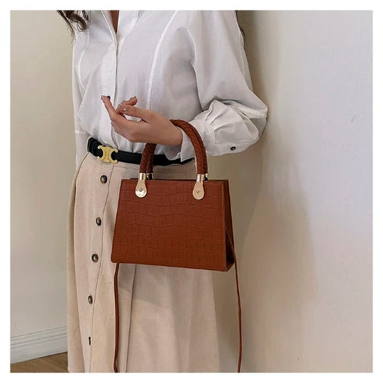 White Fashion 2024 Trendy Luxury Elegant Handbag